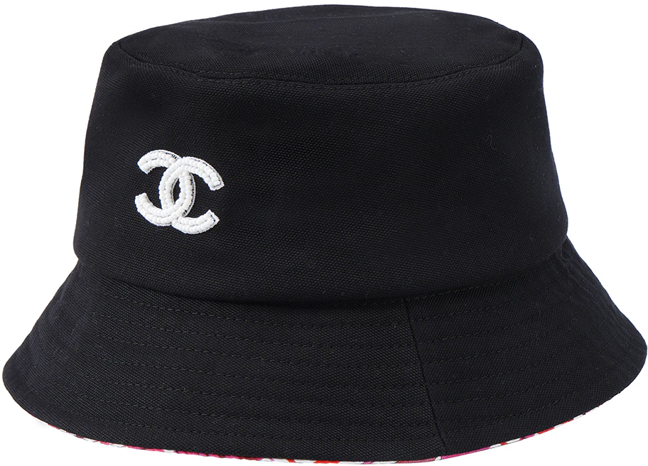 women-chanel-casual-comfortable-logo-cotton-bucket-hat-women-s-black-aa-8956-b10538-94305