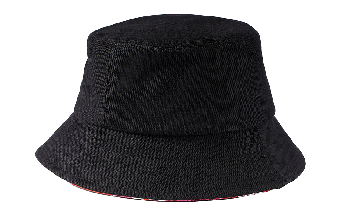 Shop (W) Topi Bucket Wanita Hitam CHANEL Logo Kasual Nyaman Katun. AA8956-B10538-94305