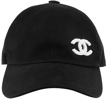 (Women) CHANEL Casual Embroidered Logo Cotton Cap Black AA8955-B10443-94305 Lookbook (Women) CHANEL Casual Embroidered Logo Cotton Cap Black AA8955-B10443-94305