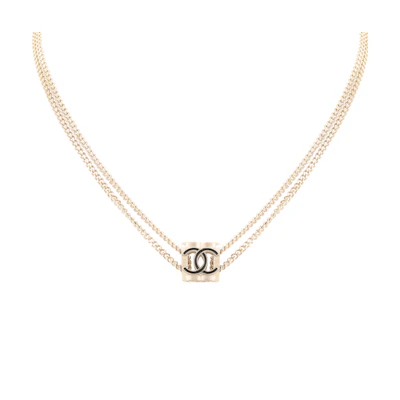 (Women) CHANEL Casual Fashion Simple Necklace Black for Women AB9735-B09514-NK893