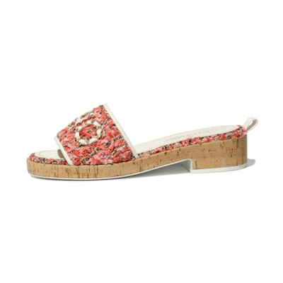 (W) Chanel Casual Slide 'Coral'