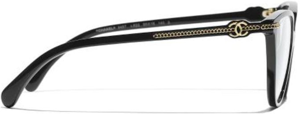 (Women) CHANEL Cat Eye Optical Glasses Black Acetate Frame for Women CH3457C622 Shop (Women) CHANEL Cat Eye Optical Glasses Black Acetate Frame for Women CH3457C622