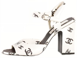 (W) 샤넬 CC 100mm 힐 샌들 (화이트) G38969-X56530-K4156 Buy (W) 샤넬 CC 100mm 힐 샌들 (화이트) G38969-X56530-K4156