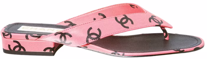 Order (W) Sandali con Tacco Chanel CC 20mm in Pelle Rosa G38978-X56530-K4158