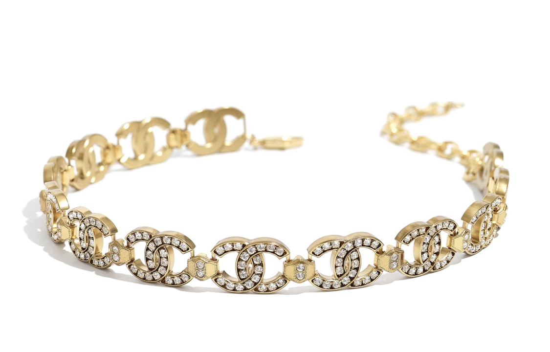 (Women) Chanel CC Choker Necklace Double C Logo Metal Jewelry AB5663-B04974-NB293 圖 3