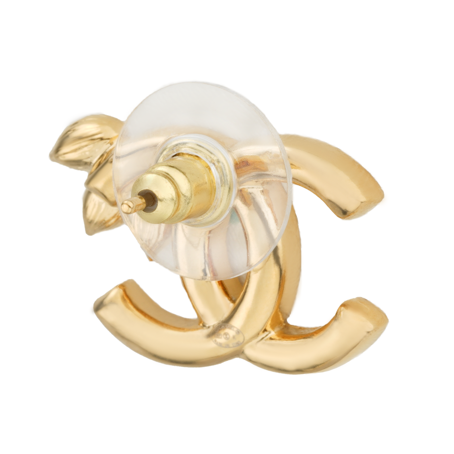 Lookbook (Women) CHANEL CC Classic Double-C Gold-Plated Crystal Earrings for Women. AB9473-B09321-NK602