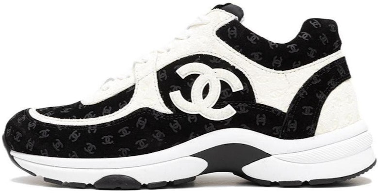 (Women) Chanel CC Embossed Logo Black White Suede G39230-X56689-K4718 Buy (Women) Chanel CC Embossed Logo Black White Suede G39230-X56689-K4718