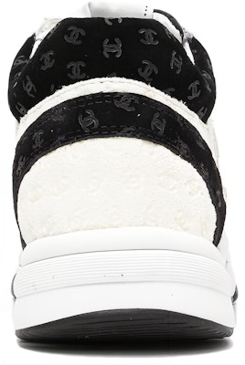 (Women) Chanel CC Embossed Logo Black White Suede G39230-X56689-K4718 Purchase (Women) Chanel CC Embossed Logo Black White Suede G39230-X56689-K4718