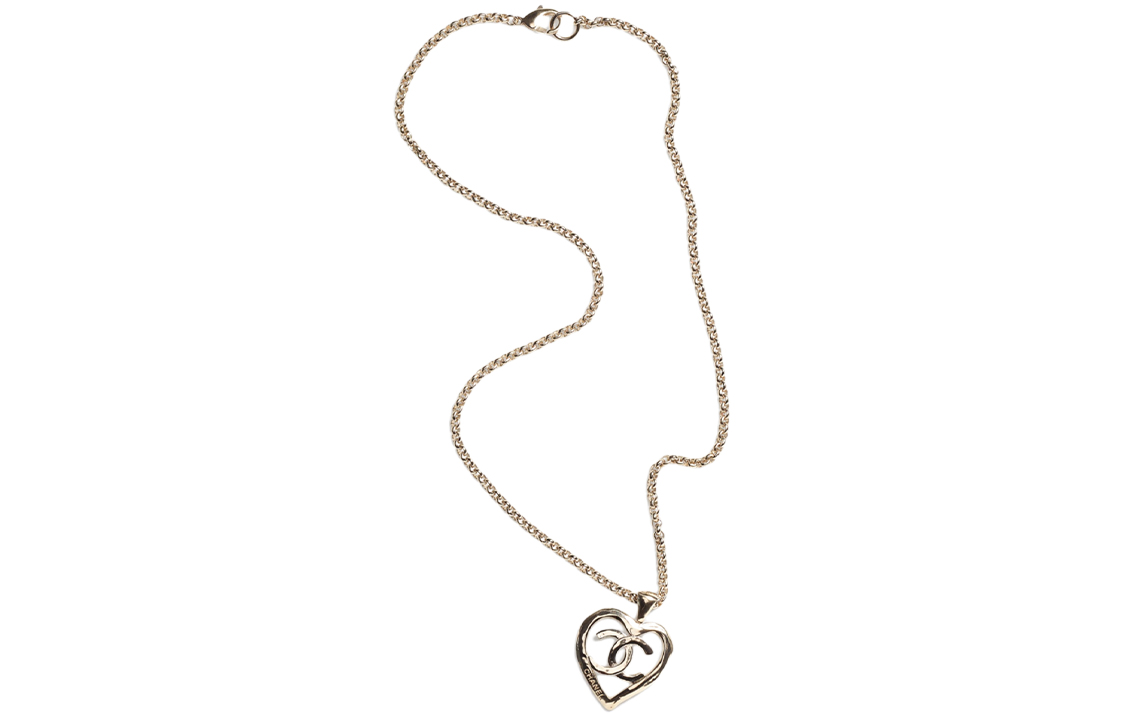 (Women) CHANEL CC Heart Double C Metal Necklace for Women. AB7881-B07713-NG966 圖 2