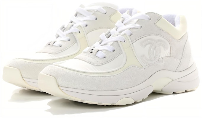 (Women) Chanel CC Logo Sneaker 'White' G34360-Y53536-0I259 Lookbook (Women) Chanel CC Logo Sneaker 'White' G34360-Y53536-0I259