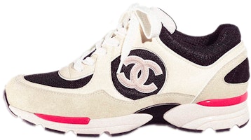 (Women) Chanel CC Logo Trainer Ivory Black Beige G39066-Y55828-K4292 (Women) Chanel CC Logo Trainer Ivory Black Beige G39066-Y55828-K4292