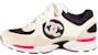 (W) Chanel CC Logo Trainer Gading Hitam Beige G39066-Y55828-K4292
