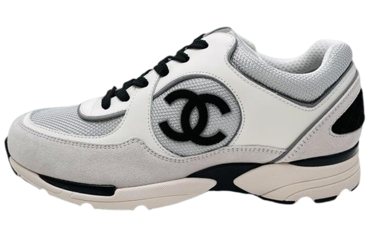 (Women) Chanel CC Logo Trainer White Leather G39066-Y55827-K4290