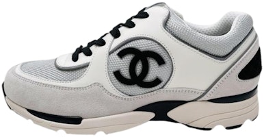 (Women) Chanel CC Logo Trainer White Leather G39066-Y55827-K4290 (Women) Chanel CC Logo Trainer White Leather G39066-Y55827-K4290