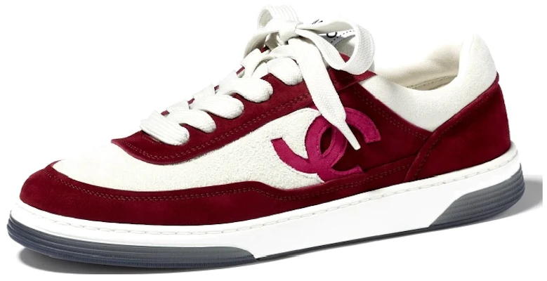 (W) Kasut Chanel CC Burgundy Suede Kidskin Kanak-kanak G39978-X56979-K5849 Buy (W) Kasut Chanel CC Burgundy Suede Kidskin Kanak-kanak G39978-X56979-K5849