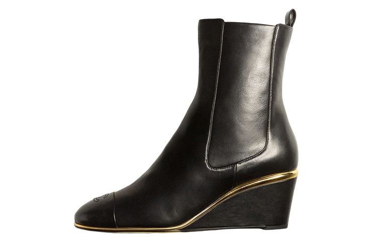 (Women) Chanel Chelsea Boot 'Black Lambskin' G39428-Y56146-94305