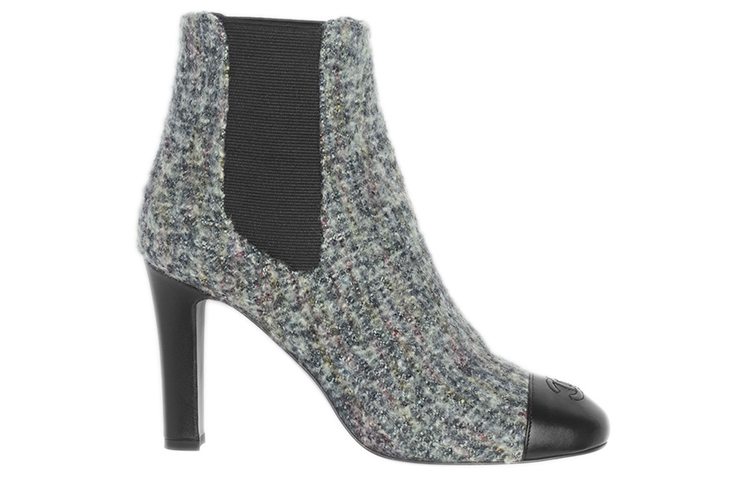 (W) Chanel Chelsea Boot 'Grey Black' 圖 2