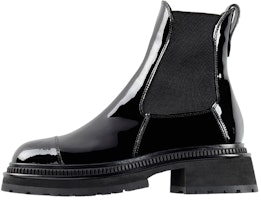 (Women) Chanel Chelsea Boots 'Black Calfskin Patent Leather' G39208-X56672-94305 (Women) Chanel Chelsea Boots 'Black Calfskin Patent Leather' G39208-X56672-94305