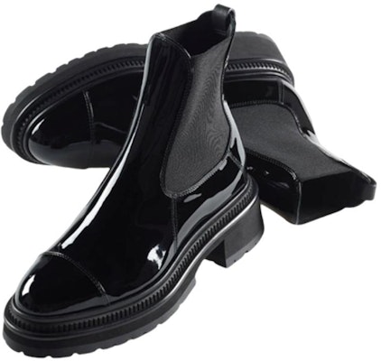 (Women) Chanel Chelsea Boots 'Black Calfskin Patent Leather' G39208-X56672-94305 Shop (Women) Chanel Chelsea Boots 'Black Calfskin Patent Leather' G39208-X56672-94305