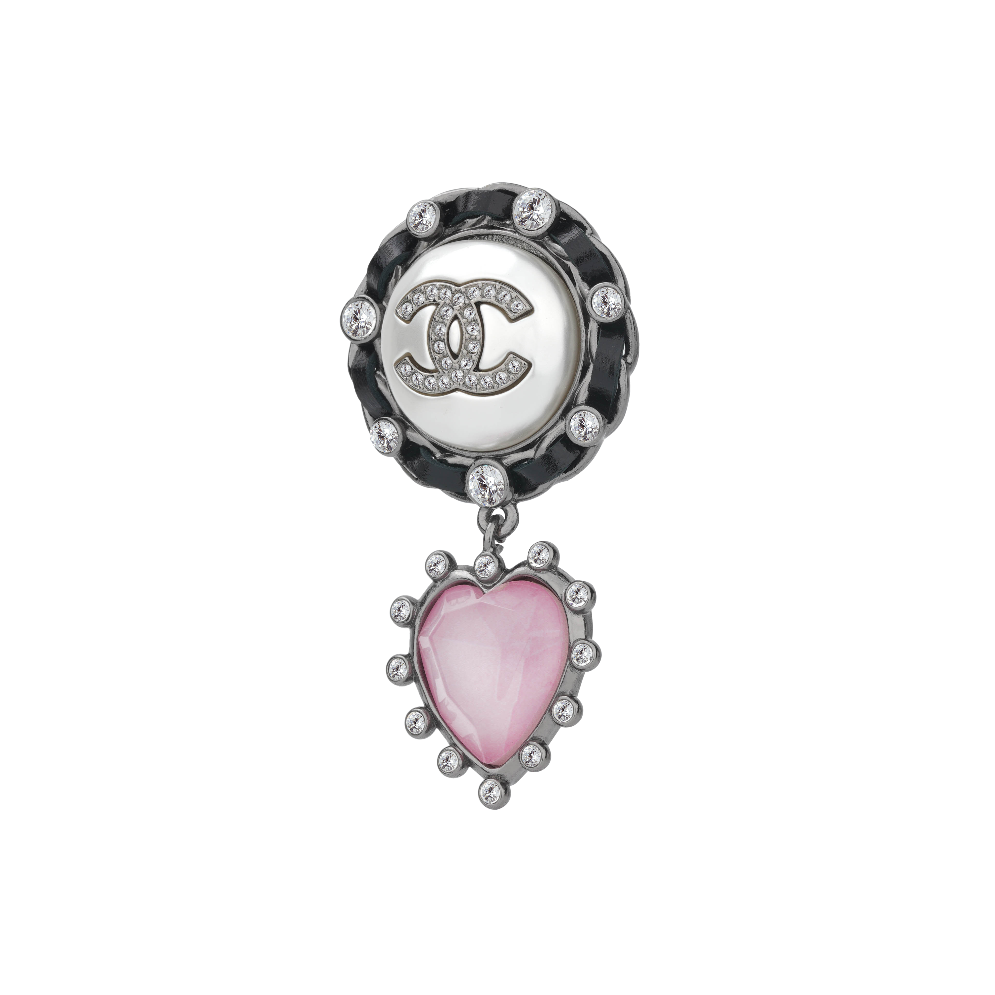 (Women) CHANEL Classic Double C Crystal Heart Accessories. AB6578-B06173-ND200 圖 3