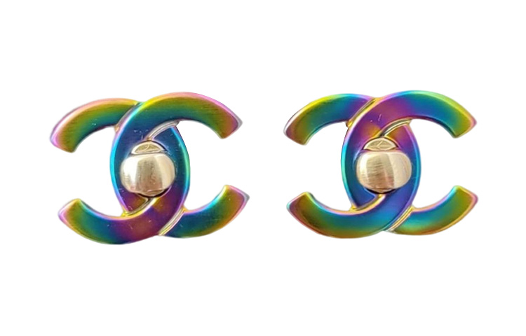 (Women) CHANEL Classic Double C Earrings  Multicolor A96918X00216Z5611 圖 3