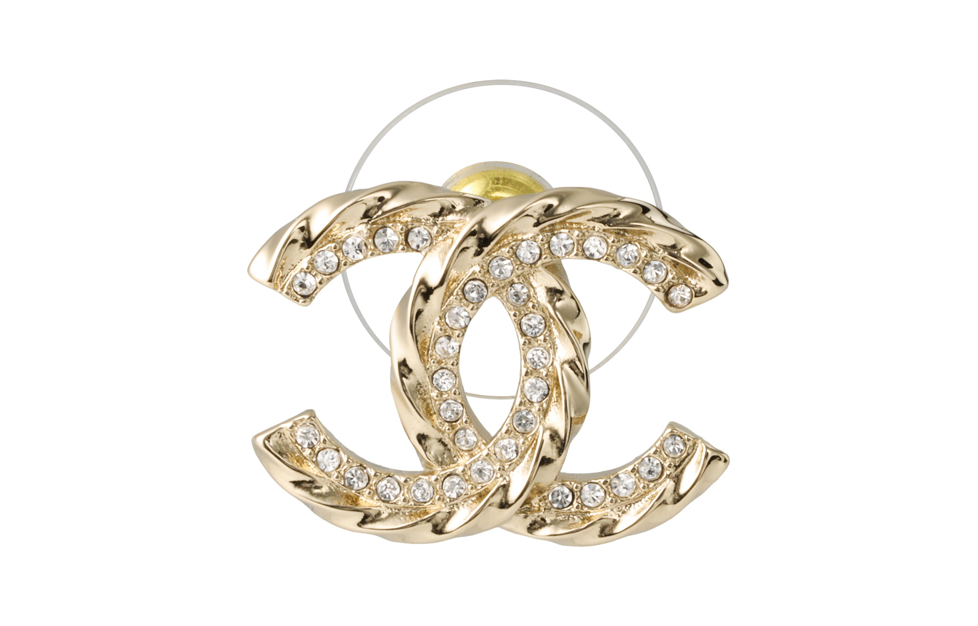 (Women) CHANEL Classic Double C Gold Metal Stud Earrings for Women Fashionable Design ABA711B10484NN009 圖 5