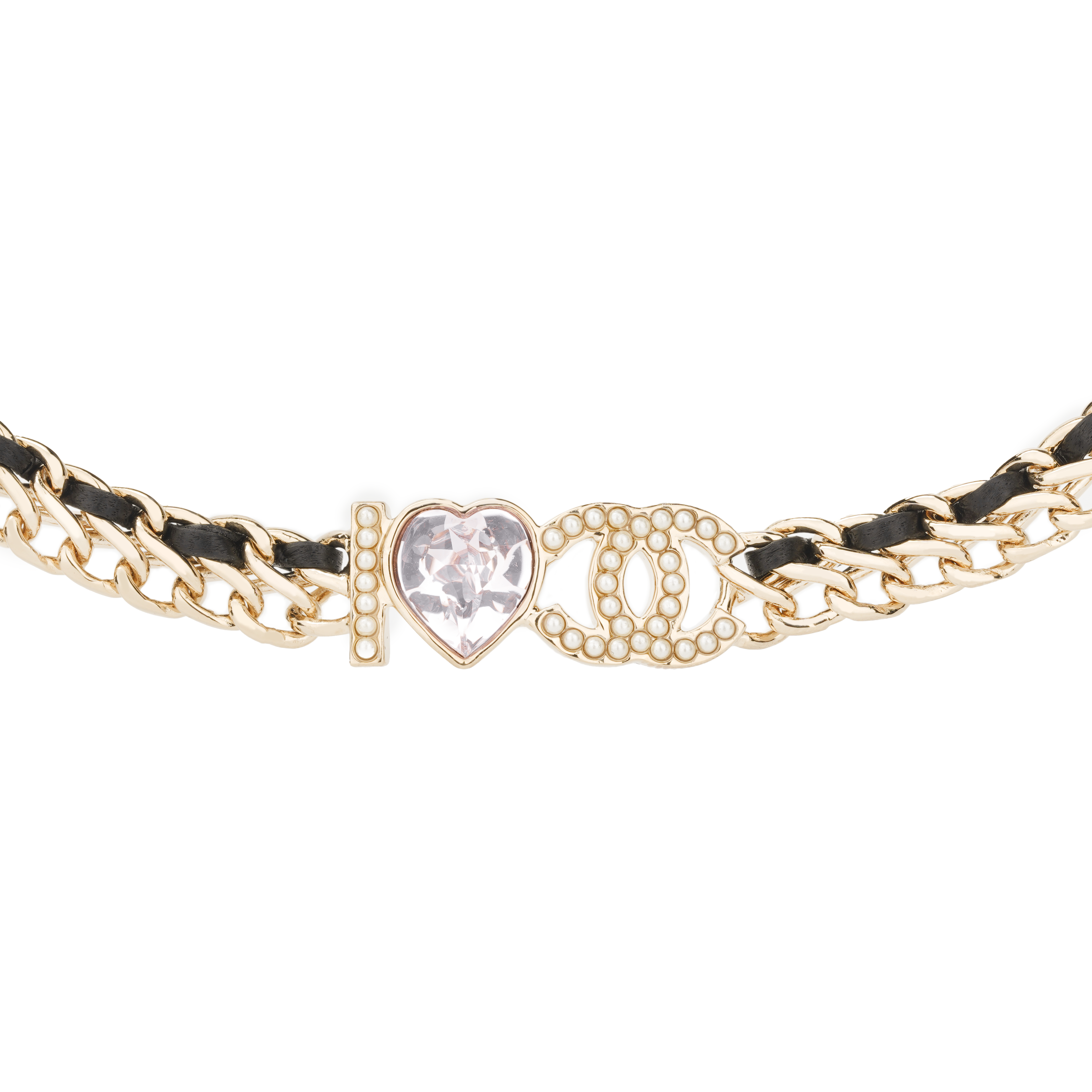 (Women) CHANEL Classic Double C Heart Necklace for Women AB8631-B08569-NJ002 圖 3