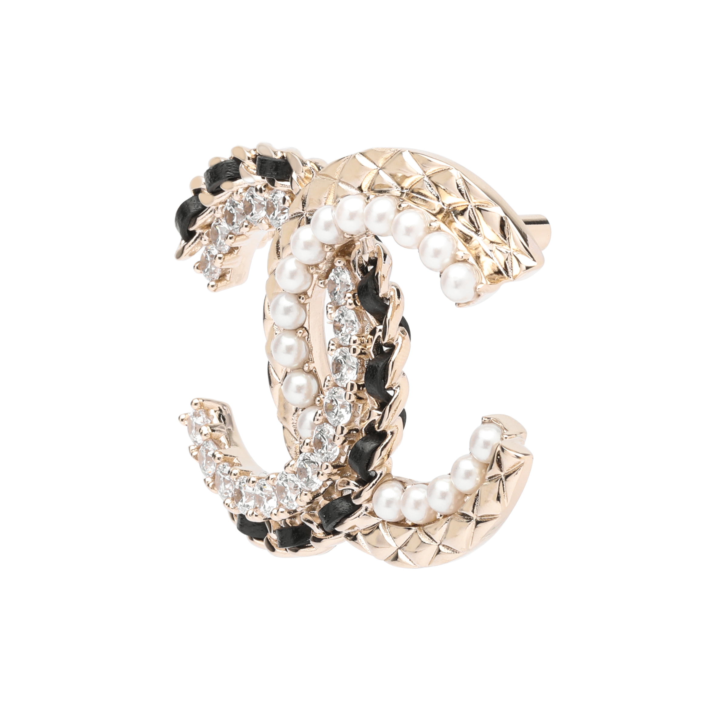 (Women) CHANEL Classic Double C Large Brooch Gold for Women AB8609-B08593-NJ194 圖 3