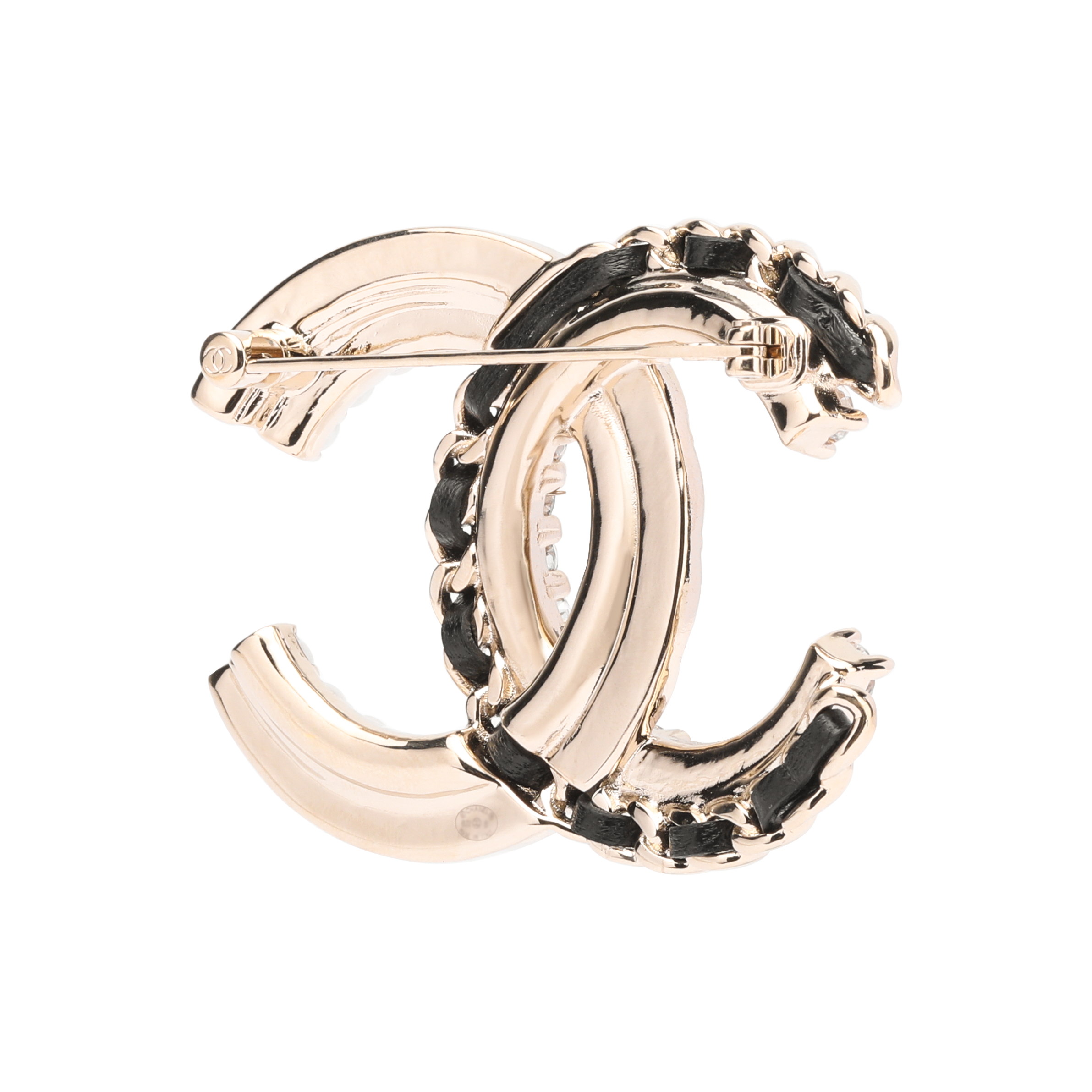 (Women) CHANEL Classic Double C Large Brooch Gold for Women AB8609-B08593-NJ194 圖 4