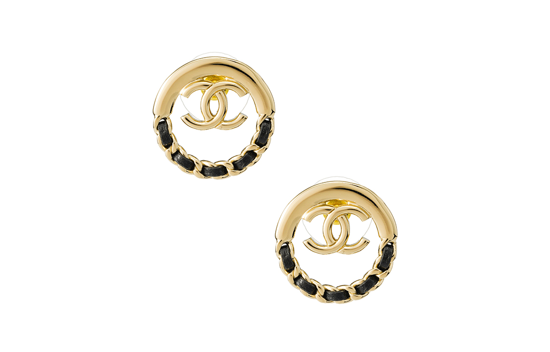 (Women) CHANEL Classic Double C Logo Earrings Gold for Women. AB7845-B07680-NH056 圖 3
