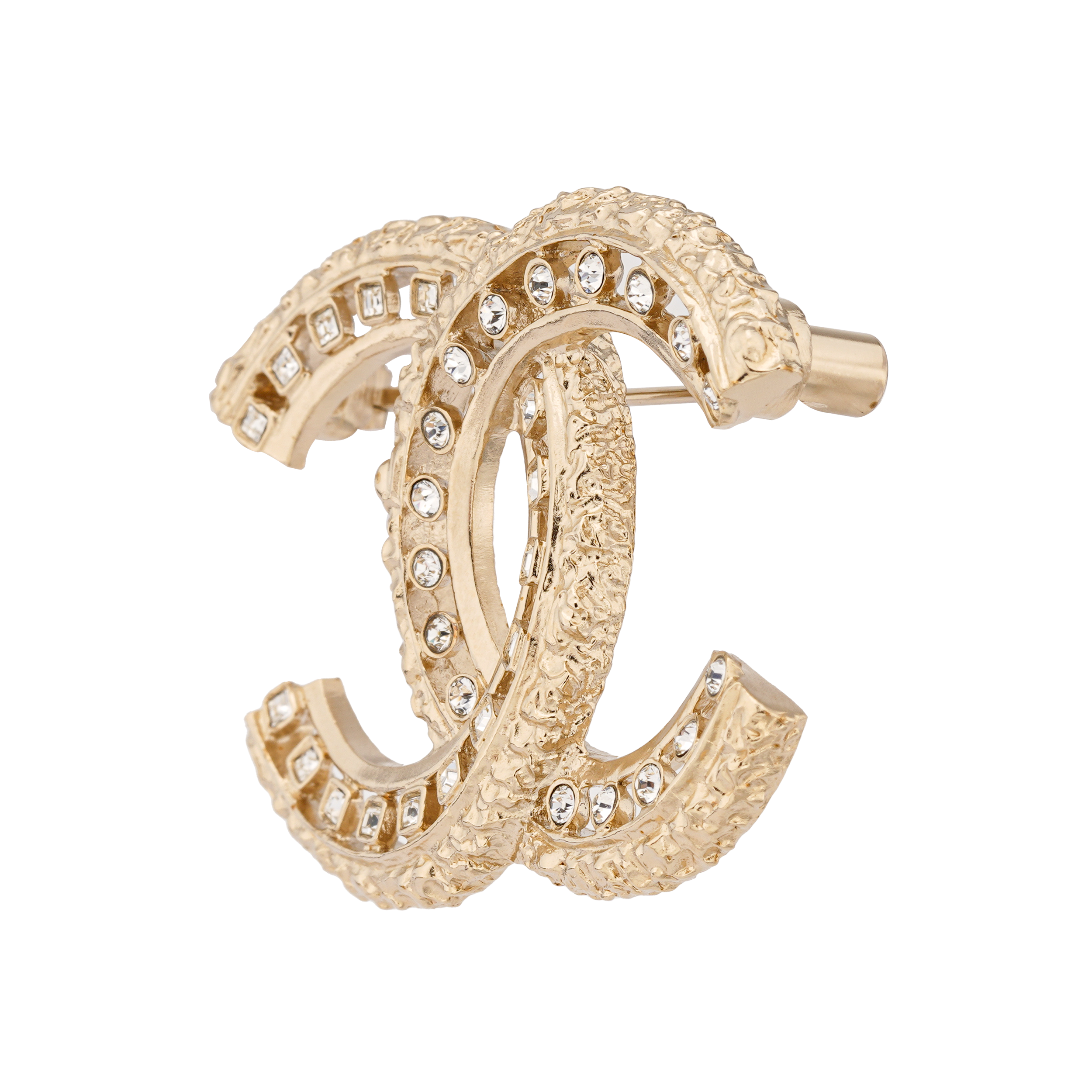 (Women) CHANEL Classic Double C Logo Hollow Metal Brooch for Women AB7765-B07443-NG585 圖 4