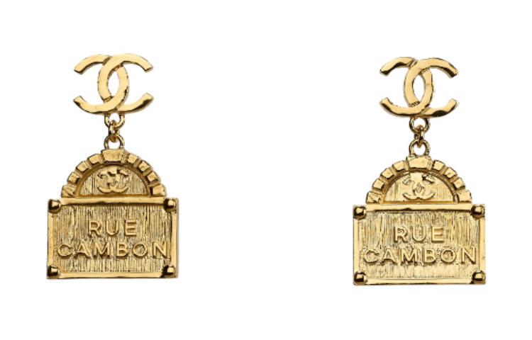 (Women) Chanel Classic Double C Logo Metal Earrings for Women. AB9000-B08481-NI873 圖 2