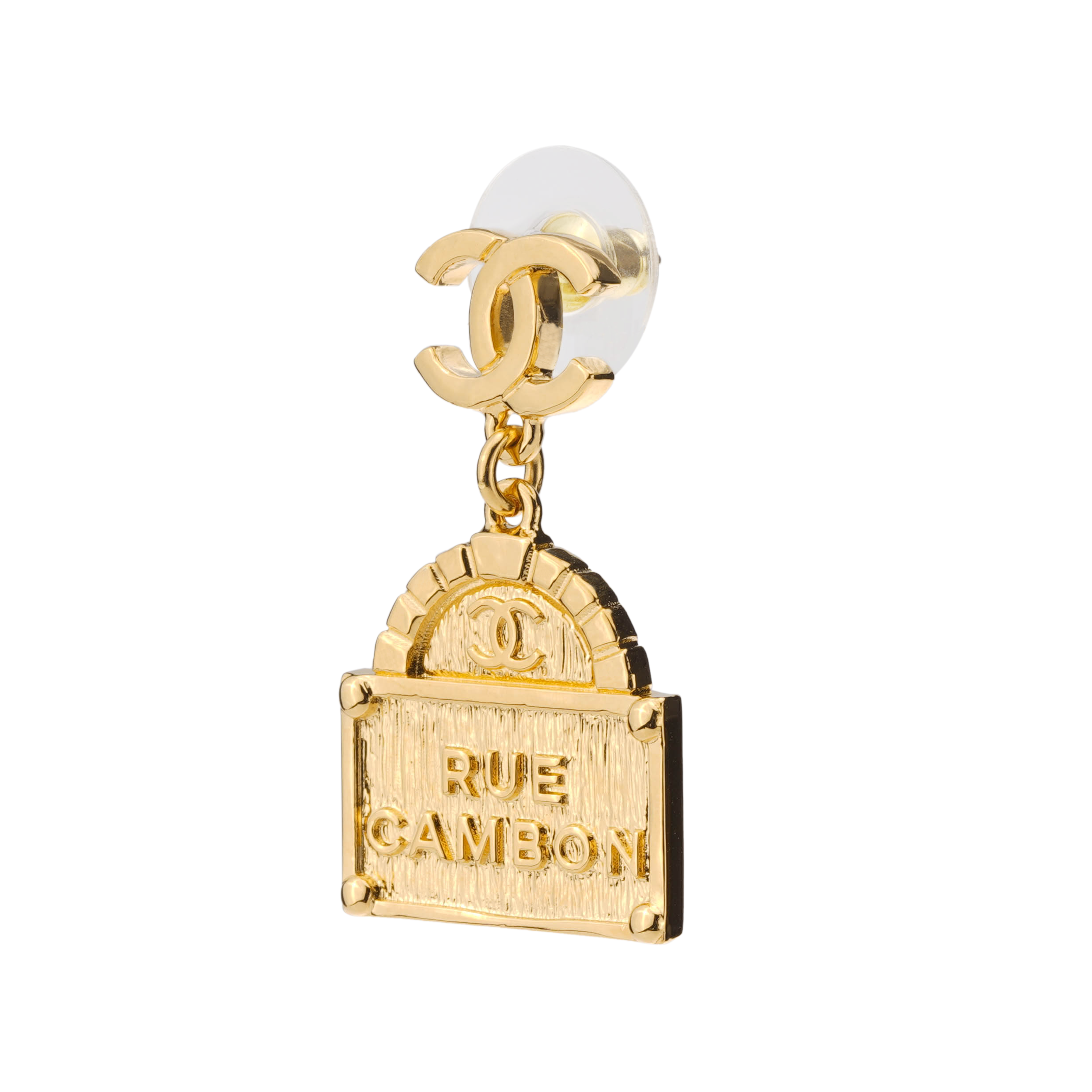 (Women) Chanel Classic Double C Logo Metal Earrings for Women. AB9000-B08481-NI873 圖 3