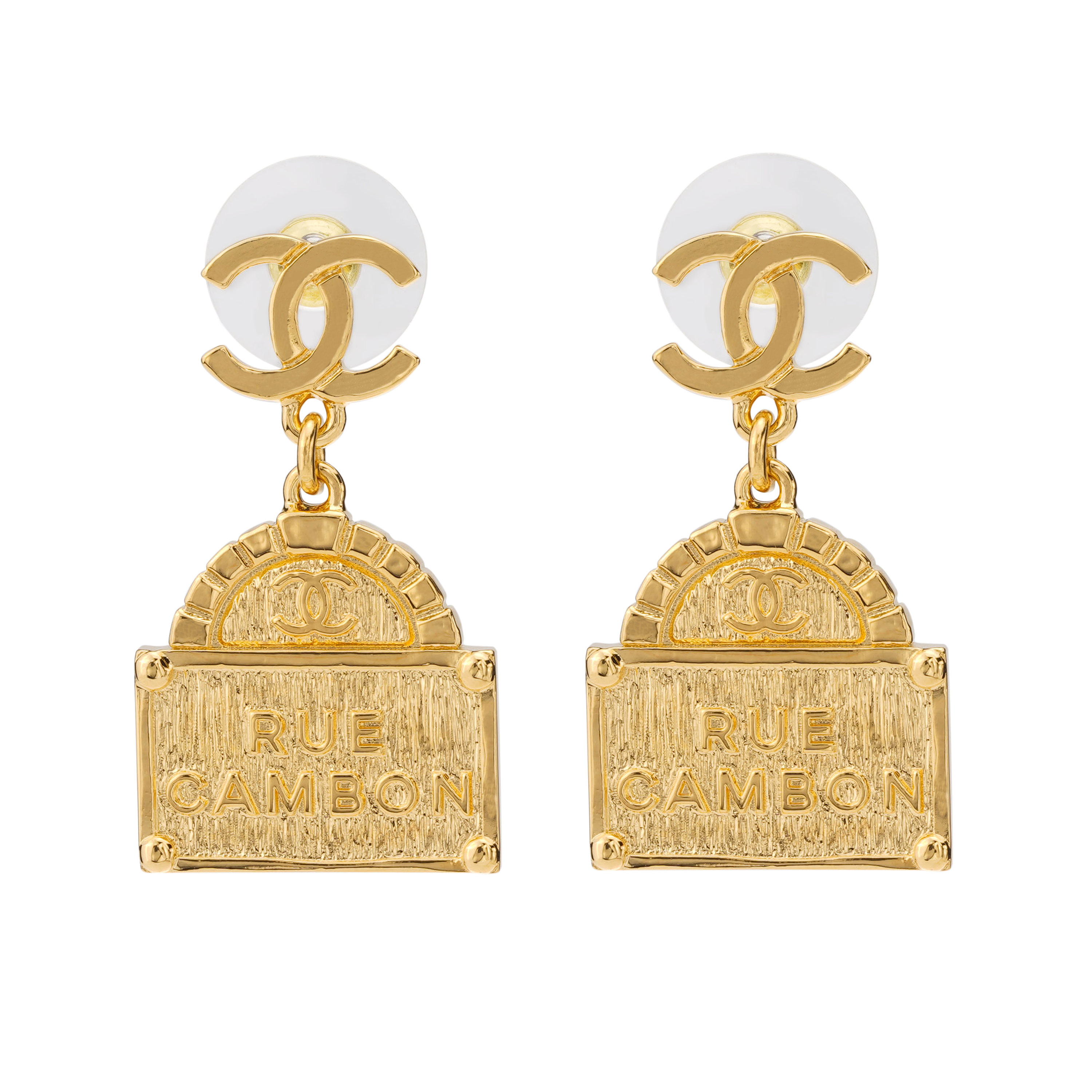 (Women) Chanel Classic Double C Logo Metal Earrings for Women. AB9000-B08481-NI873 圖 4