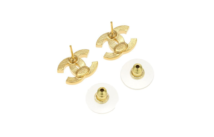 (Women) CHANEL Classic Double C Logo Metal Rhinestone Earrings for Women. AB8917-B08682-NJ334 圖 3