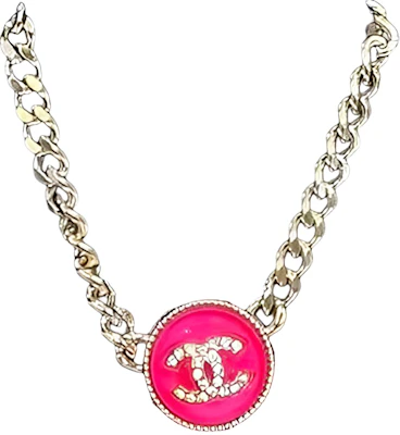 (W) CHANEL Kalung Klasik Double C Rhinestone Pink/Emas Aksesoris Wanita AB7802-B07472-NG632 Buy (W) CHANEL Kalung Klasik Double C Rhinestone Pink/Emas Aksesoris Wanita AB7802-B07472-NG632
