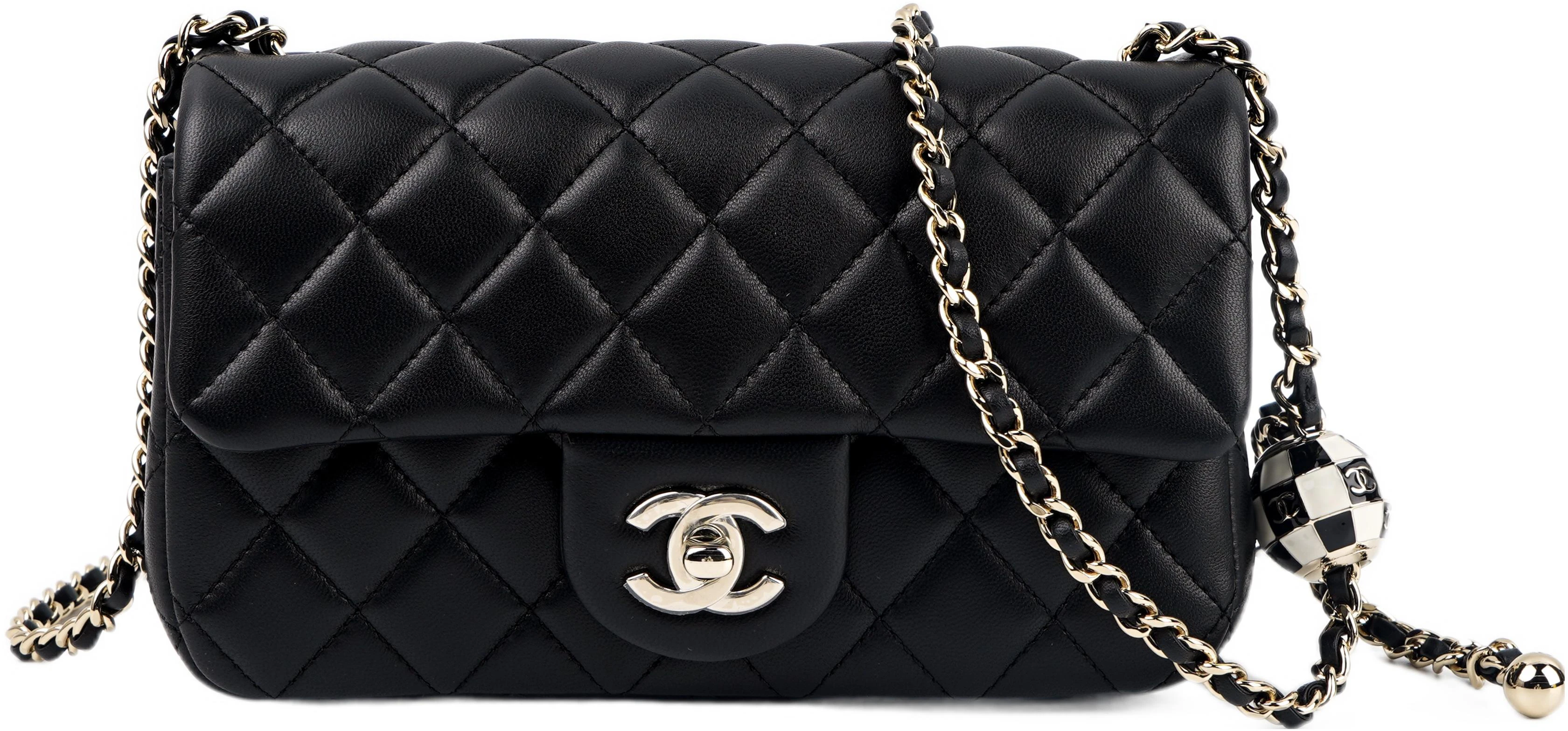 women-chanel-classic-flap-black-lambskin-gold-ball-chain-adjustable-shoulder-bag-as-1787-b09985-94305