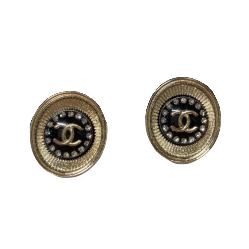 (Women) CHANEL Classic Gold Metal Earrings for Women AB6996-B06552-NF067