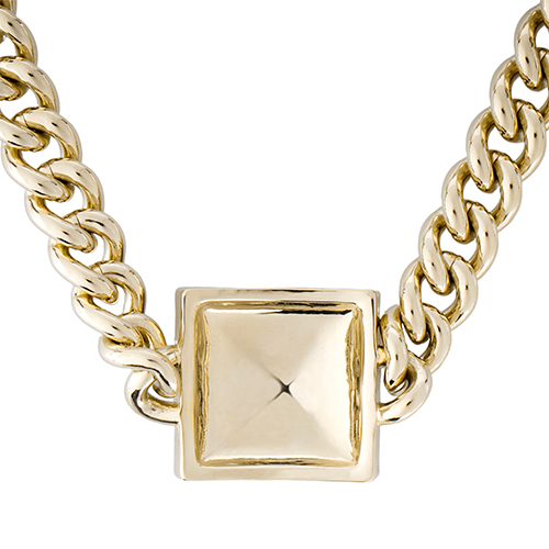 (Women) Chanel Classic Large Logo Necklace  Black/Gold AB8669-B08502-NI910 圖 4