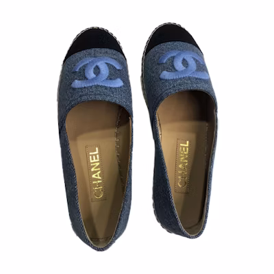 (W) Chanel Classic Logo 'Blue Fisherman'