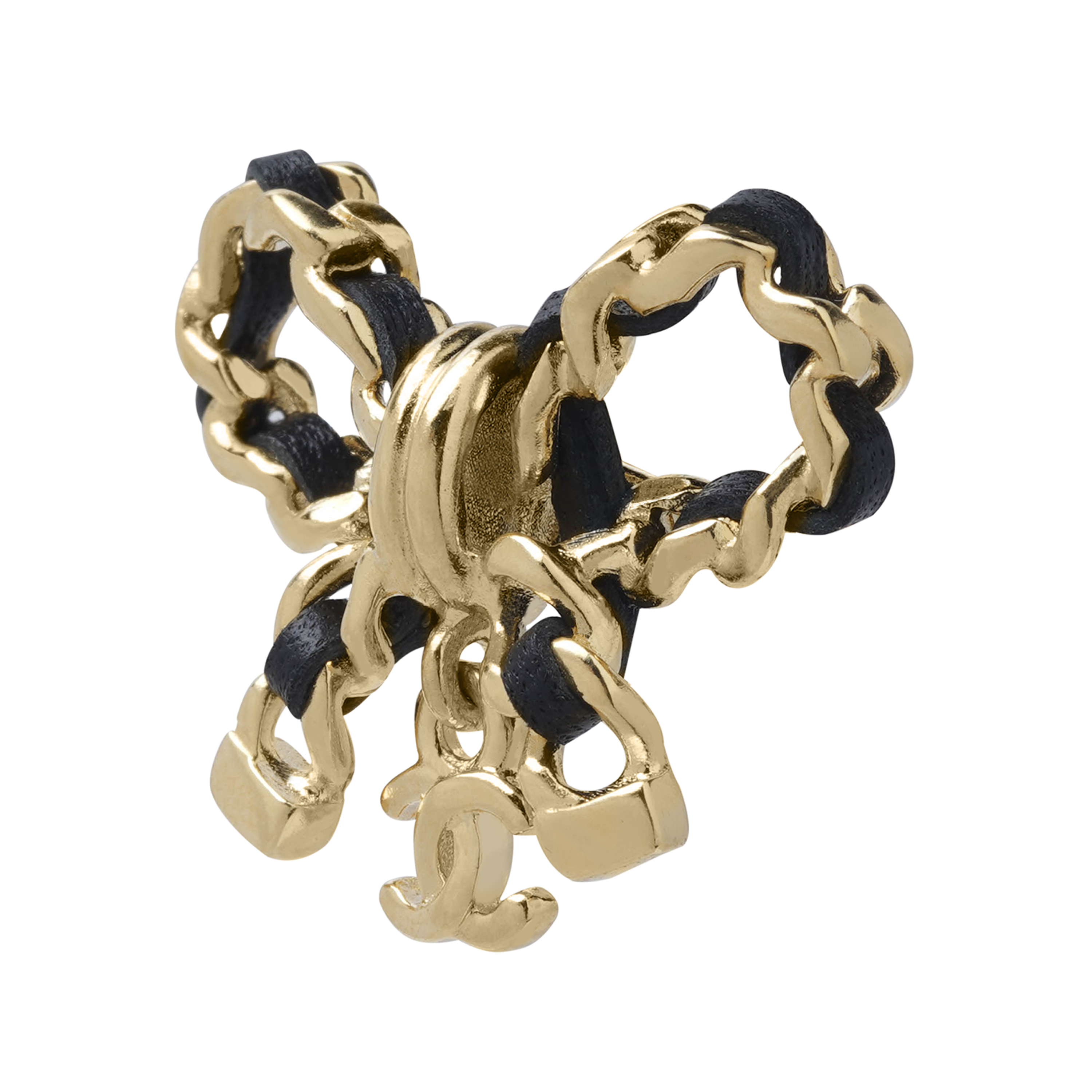 (Women) CHANEL Classic Logo Double C Bow Metal  Earrings. AB8827-B08641-NJ235 圖 4