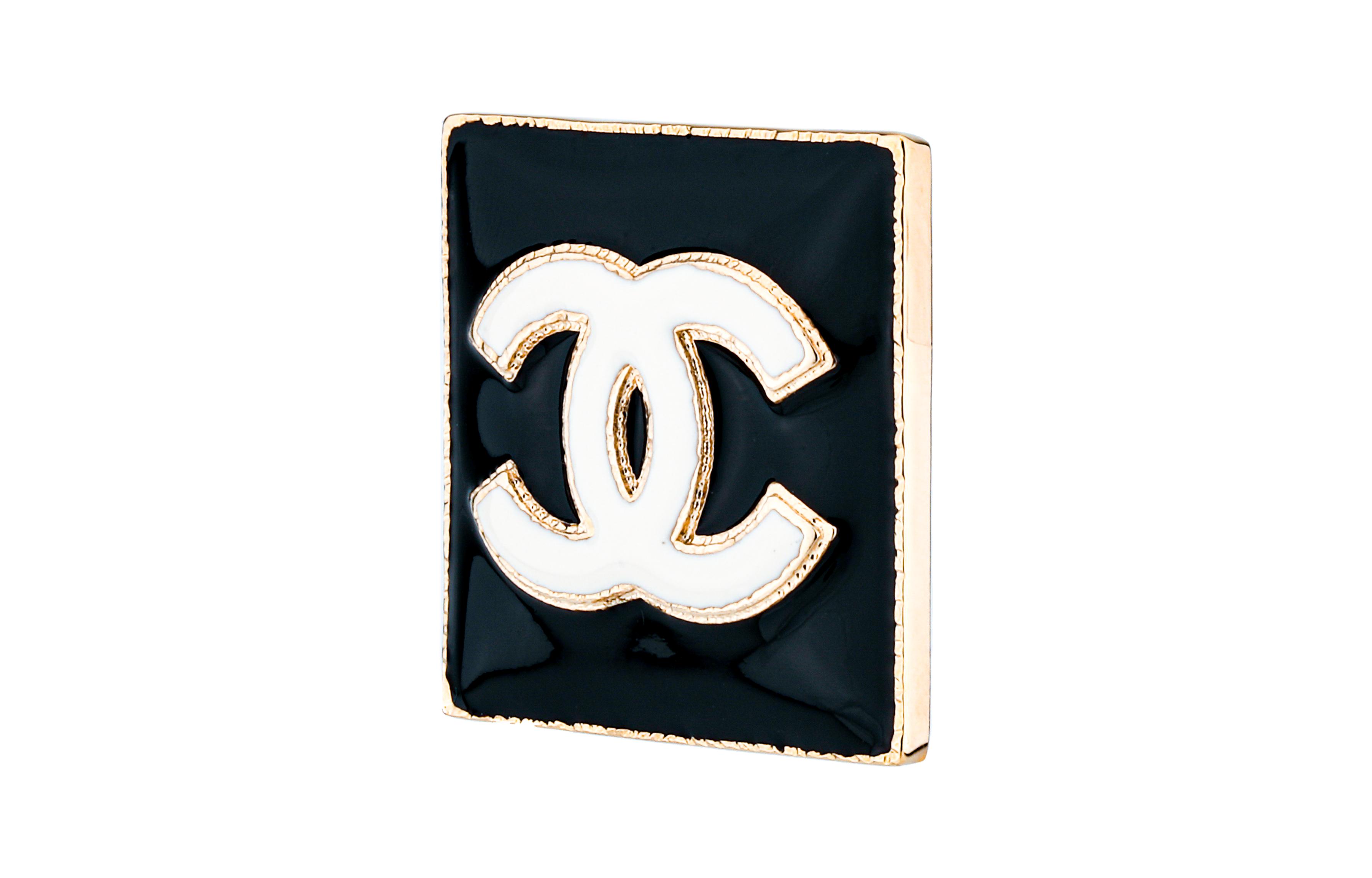 (Women) CHANEL Classic Logo Double C Metal Earrings Black Large AB8671-B08502-NI910 圖 3