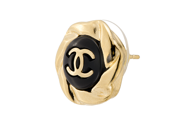 (Women) CHANEL Classic Logo Double C Small Gold Metal Stud Earrings for Women AB8734-B08640-NJ235 圖 3