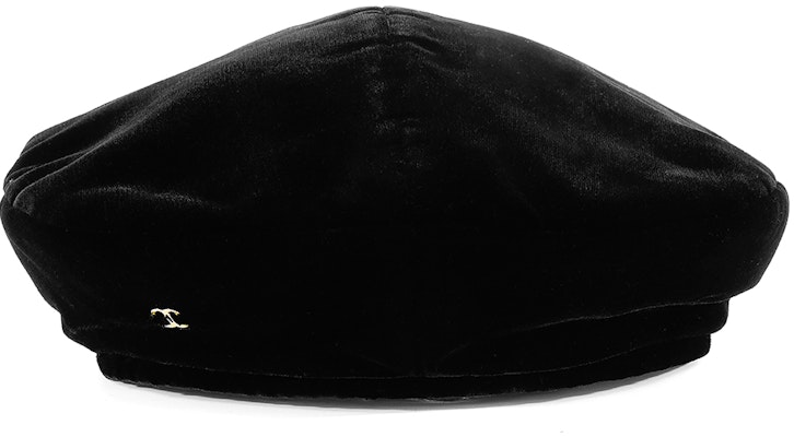 (Women) CHANEL Classic Logo Embroidered Velvet Beret Hat Women’s Black AA7719-B06167-94305 Order (Women) CHANEL Classic Logo Embroidered Velvet Beret Hat Women’s Black AA7719-B06167-94305
