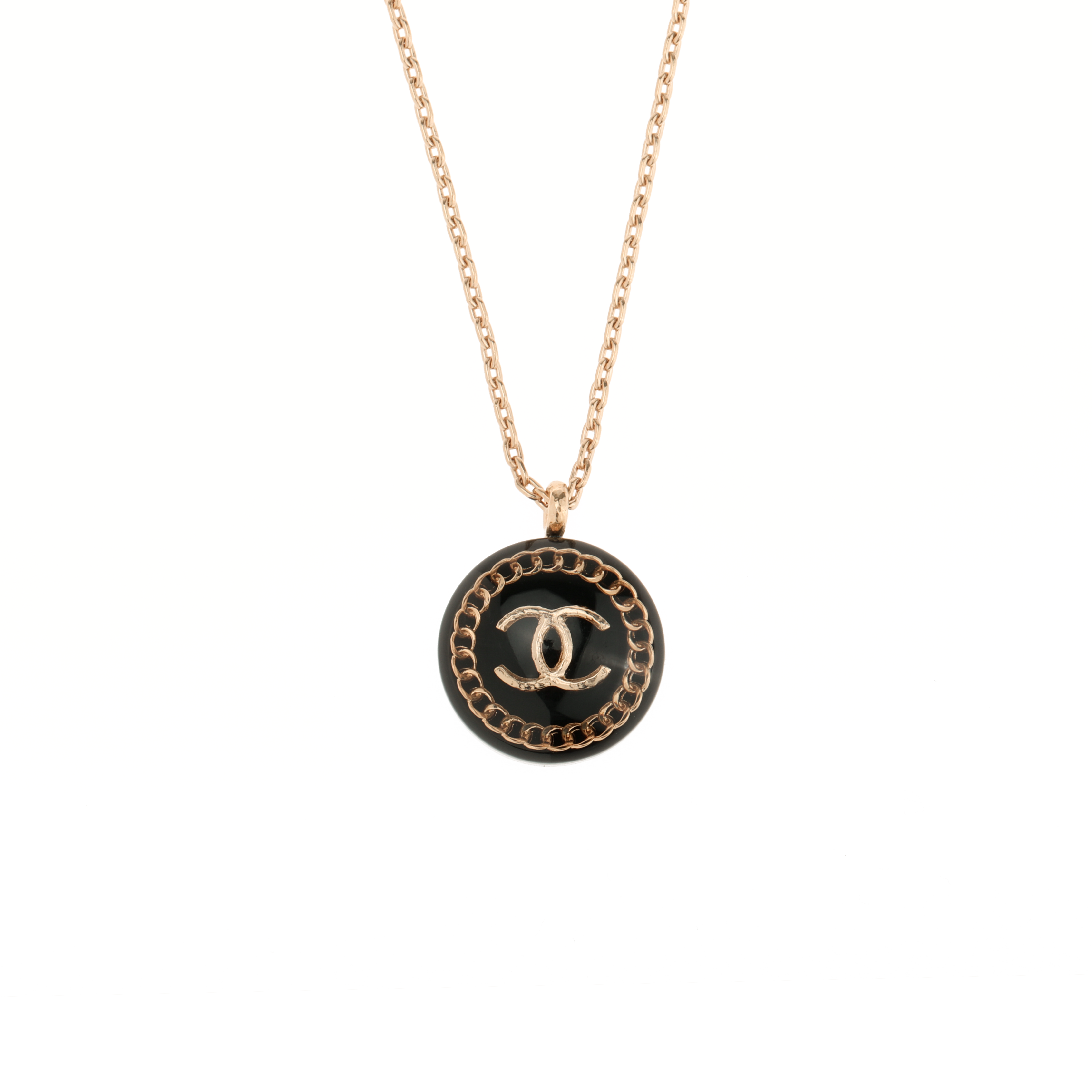 (Women) CHANEL Classic Logo Metal Pendant Necklace for Women. AB9024-B08625-NJ193 圖 3