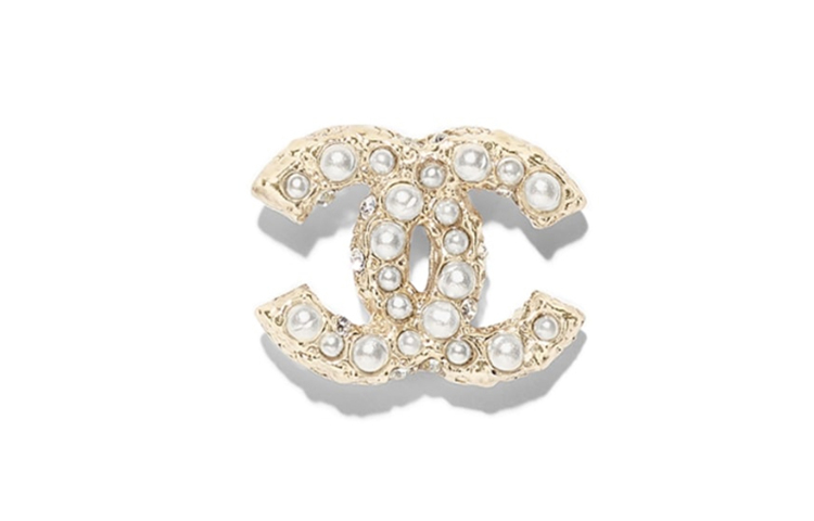 (Women) CHANEL Classic Logo Pearl Resin Gold Diamond  Earrings - Gold. A64766Y09530 圖 4