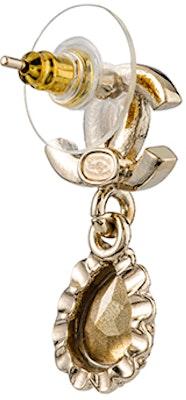 (Women) CHANEL Classic Teardrop Shape Double C Earrings Women Gold AB9640-B09637-NL140 Shop (Women) CHANEL Classic Teardrop Shape Double C Earrings Women Gold AB9640-B09637-NL140