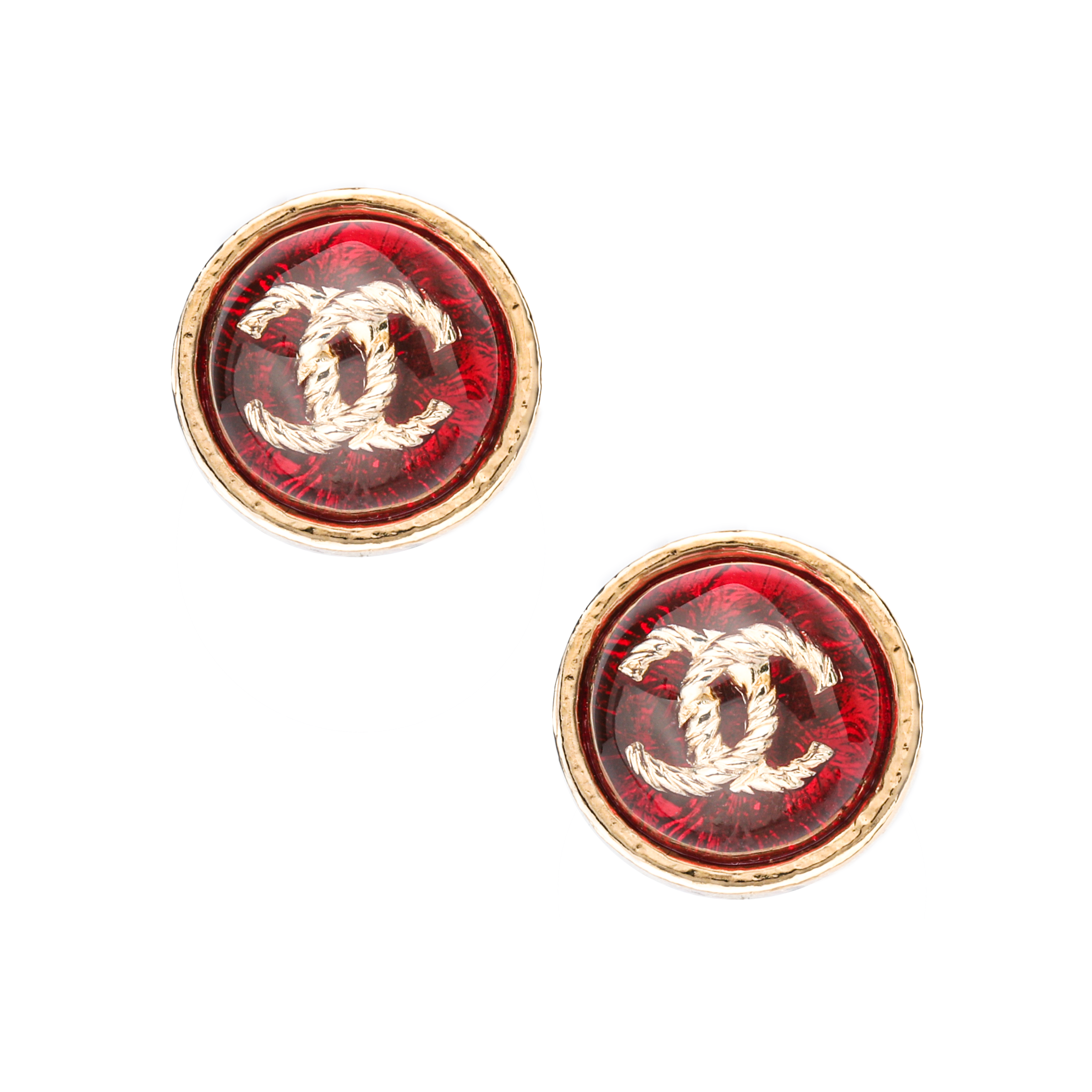 Buy (Women) CHANEL Classic Vintage Round Ball Double C Metal Earrings for Women. AB9029-B08626-NJ192