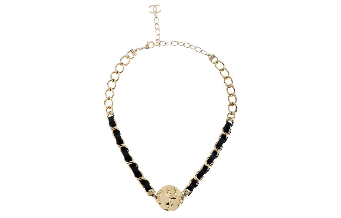 (Women) CHANEL Coco  Brass Metal Necklace Gold. AB8756-B08719-NJ360 圖 4