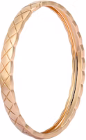 (Women) CHANEL COCO CRUSH 18K Beige Gold Quilted Bangle for Women. J11333 (Women) CHANEL COCO CRUSH 18K Beige Gold Quilted Bangle for Women. J11333